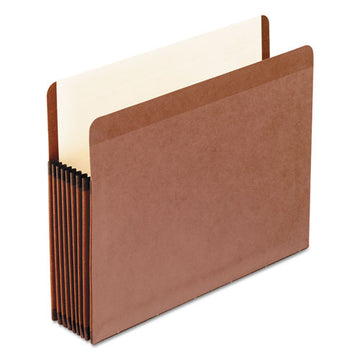 Pendaflex® Premium Reinforced Expanding File Pockets, 5.25" Expansion, Letter Size, Red Fiber, 5-box freeshipping - TVN Wholesale